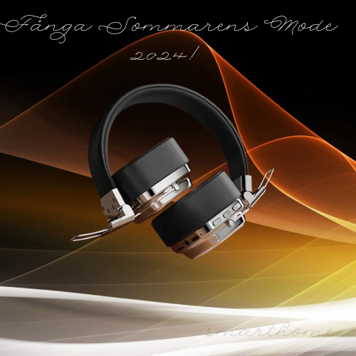 "2024:s Coolaste Retro-Hörlurar – Trådlösa, Hopfällbara Bluetooth 5.3 med Kristallklart Ljud"