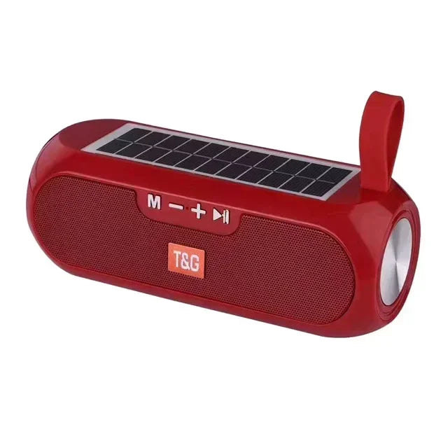 TG182 Solar Boombox – Vattentålig 10W Trådlös Högtalare med Solpanel, FM-radio & USB