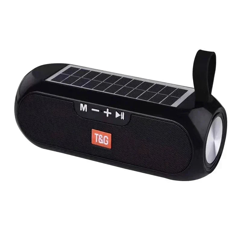 TG182 Solar Boombox – Vattentålig 10W Trådlös Högtalare med Solpanel, FM-radio & USB
